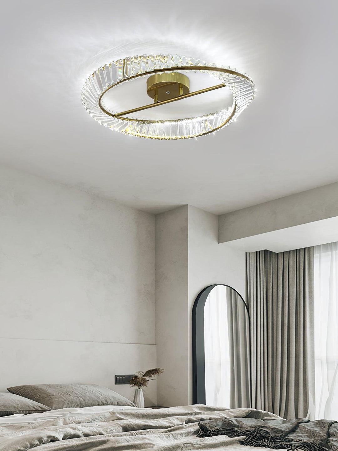 Crystal Rings Ceiling Lamp - Vakkerlight