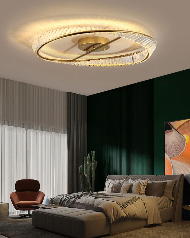 Crystal Rings Ceiling Lamp - Vakkerlight