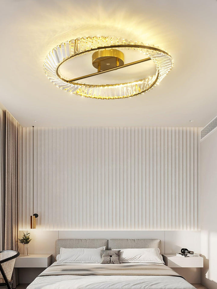 Crystal Rings Ceiling Lamp - Vakkerlight