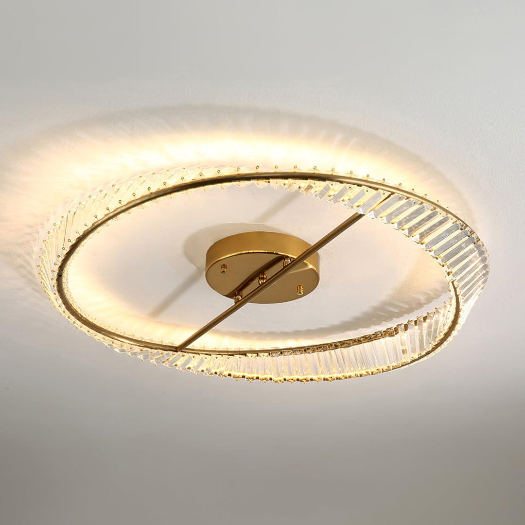 Crystal Rings Ceiling Lamp - Vakkerlight