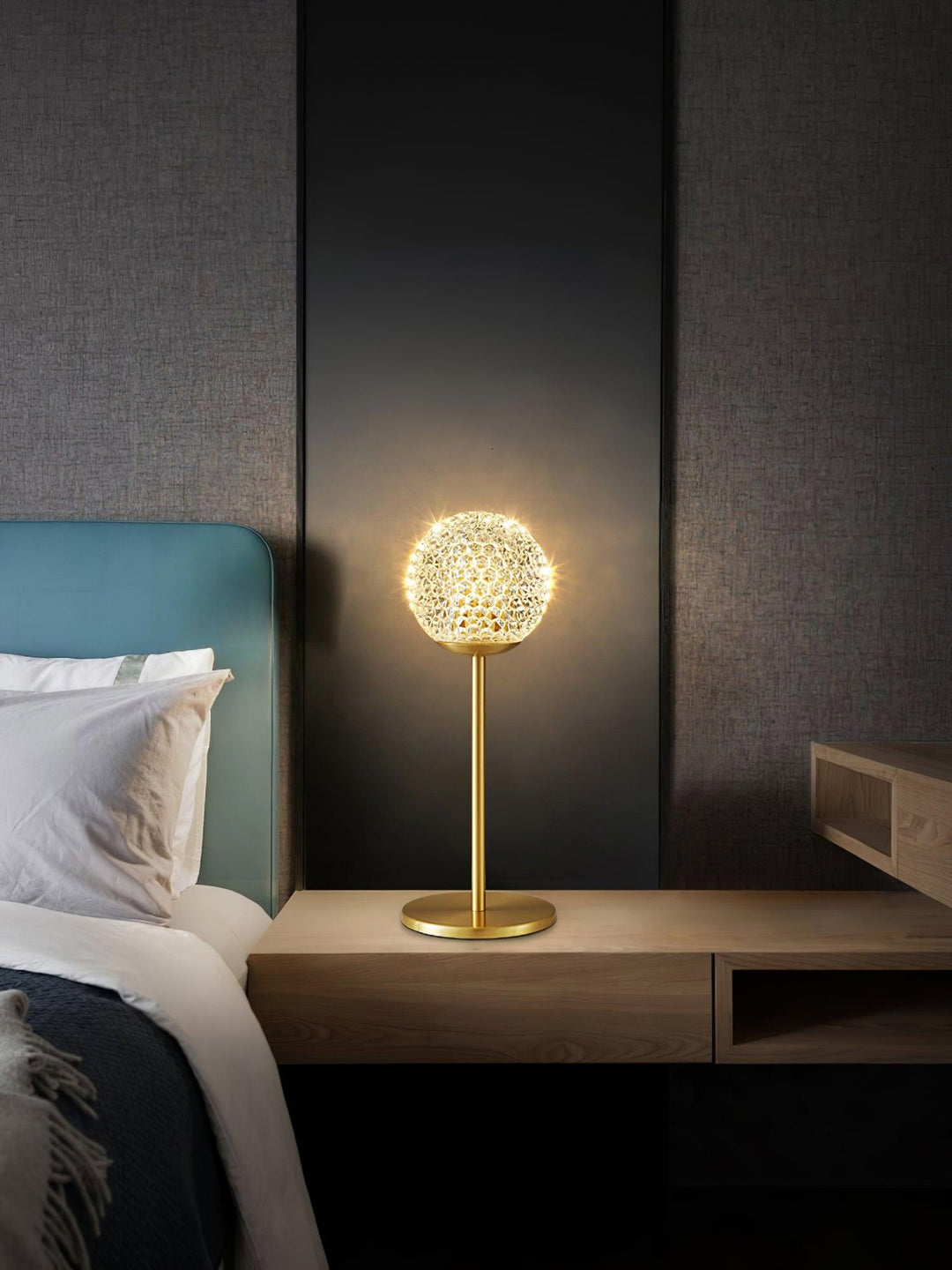 Crystal Tealight Table Lamp - Vakkerlight