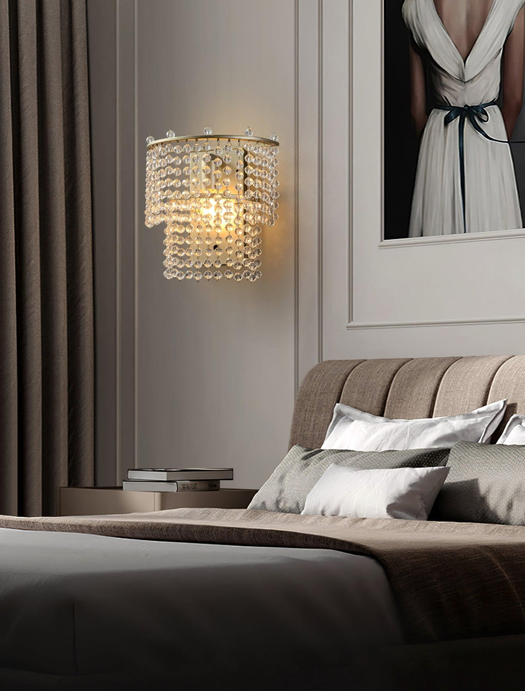 Crystal Waterfall Wall Light - Vakkerlight