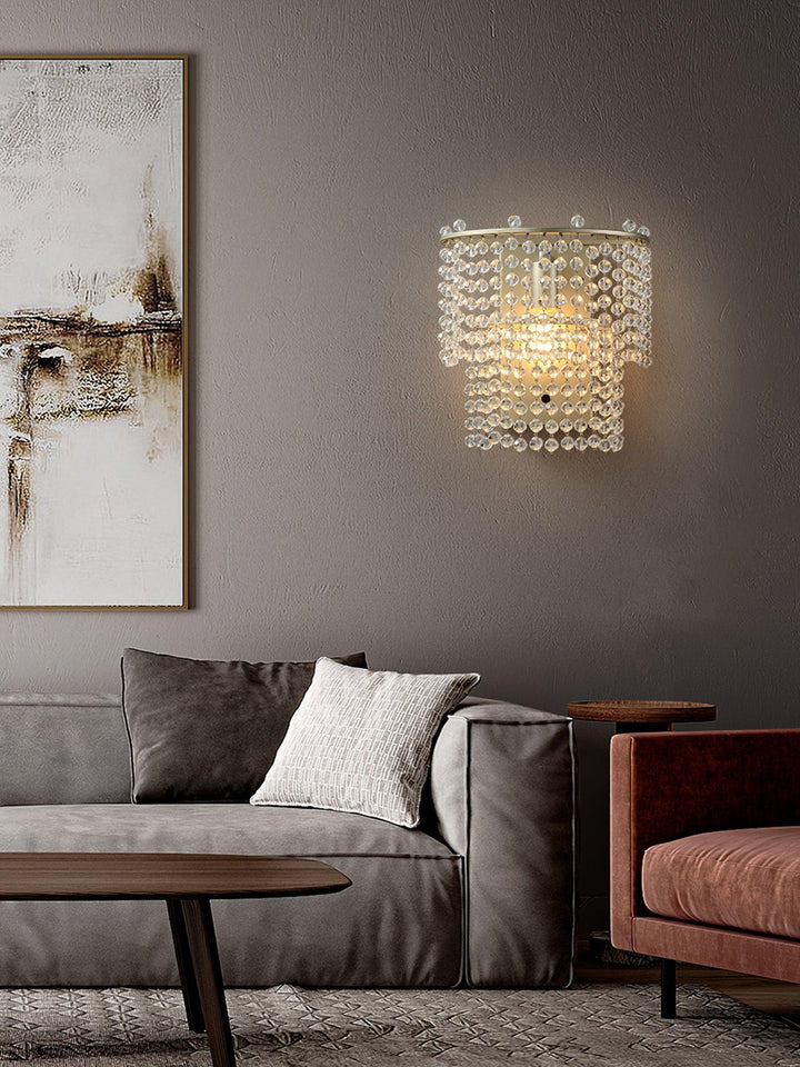 Crystal Waterfall Wall Light - Vakkerlight