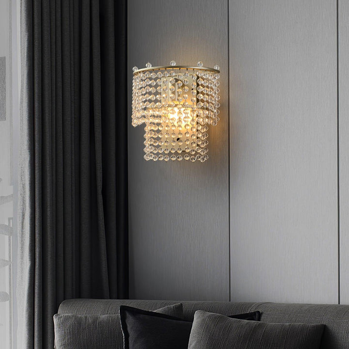 Crystal Waterfall Wall Light - Vakkerlight