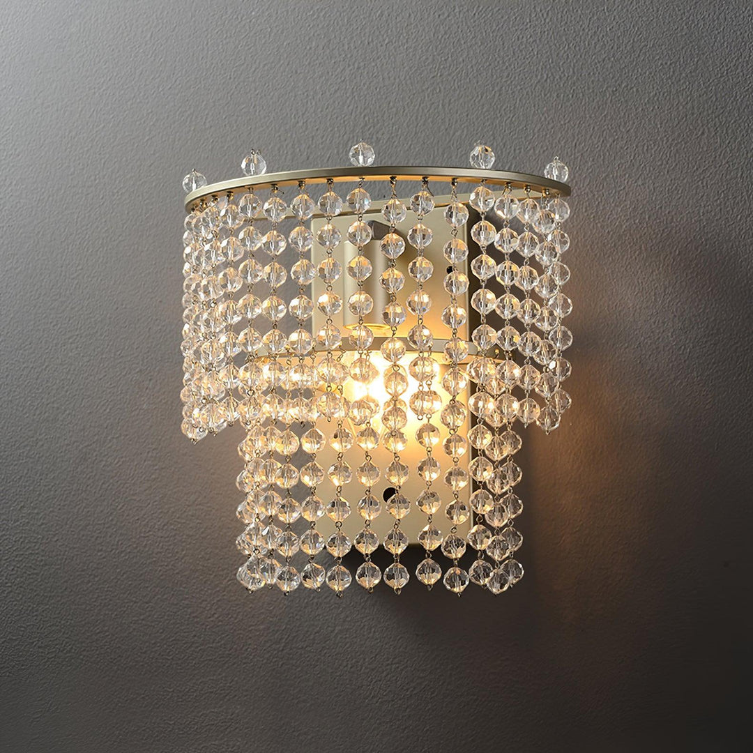 Crystal Waterfall Wall Light - Vakkerlight