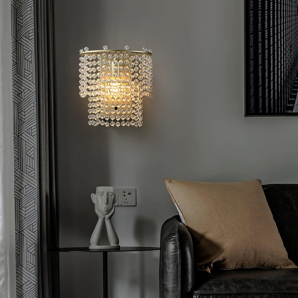 Crystal Waterfall Wall Light - Vakkerlight