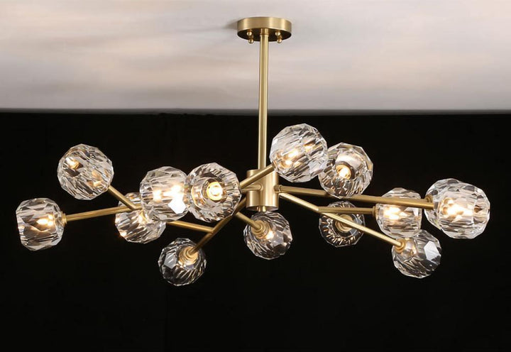 Crystal Ball Round Cluster Chandelier - Vakkerlight