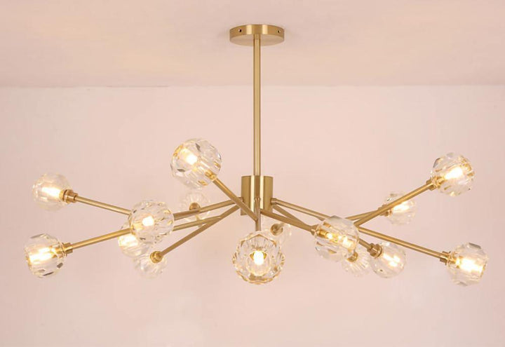 Crystal Ball Round Cluster Chandelier - Vakkerlight