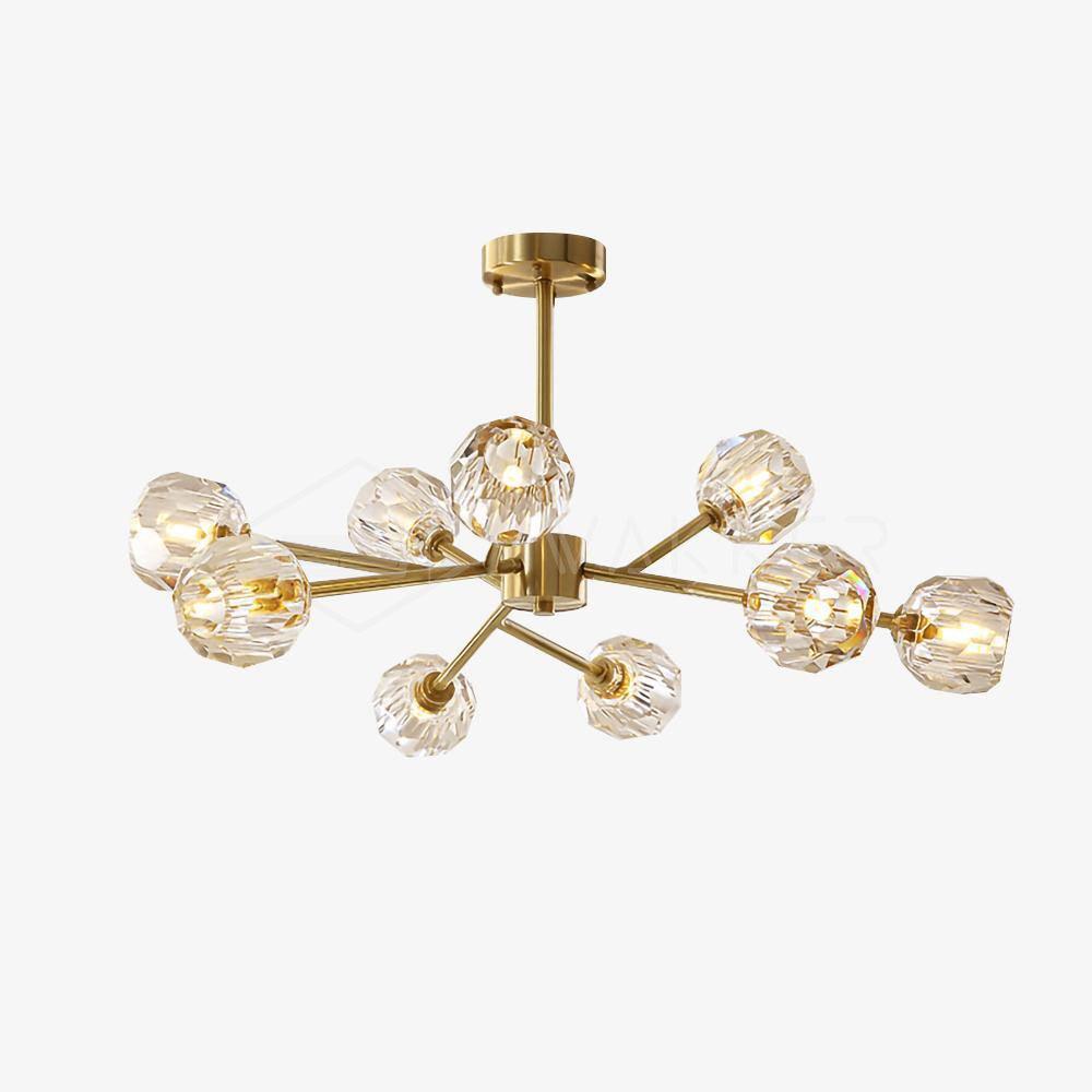 Crystal Ball Round Cluster Chandelier - Vakkerlight