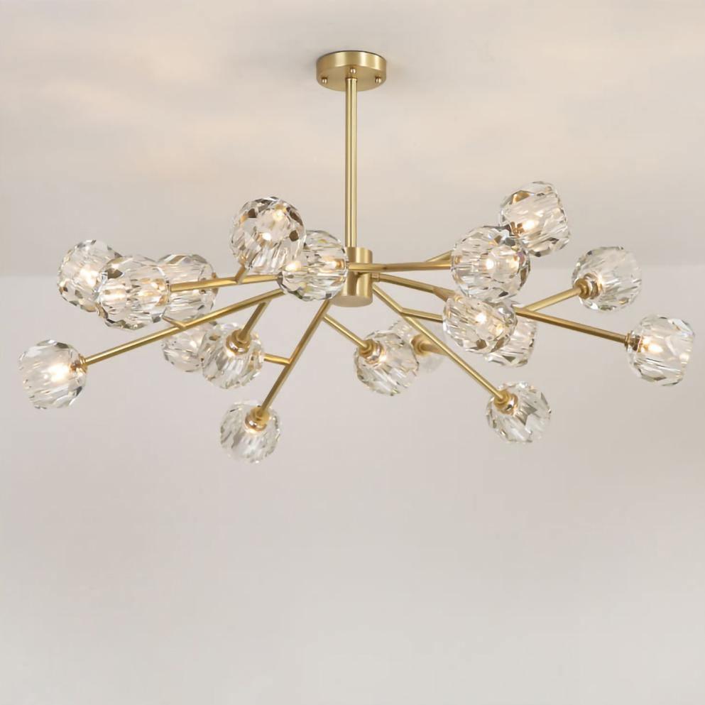 Crystal Ball Round Cluster Chandelier - Vakkerlight