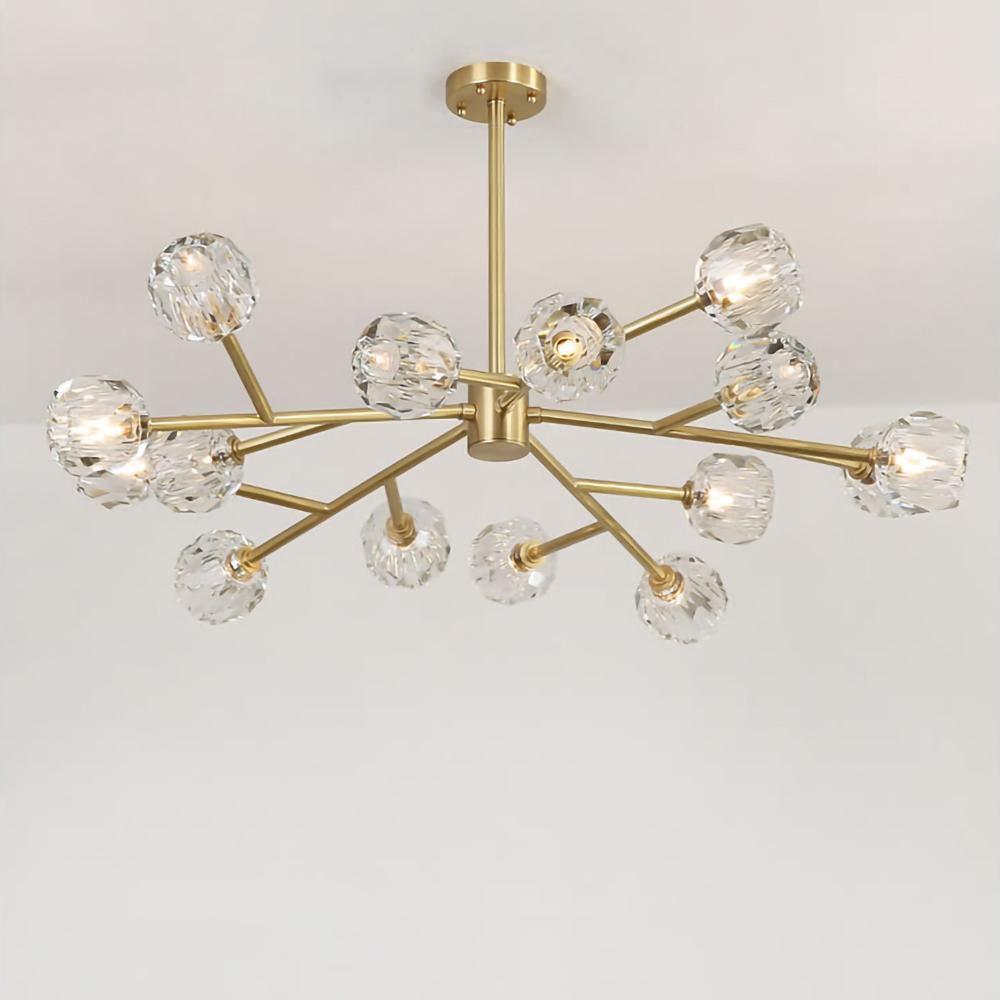 Crystal Ball Round Cluster Chandelier - Vakkerlight