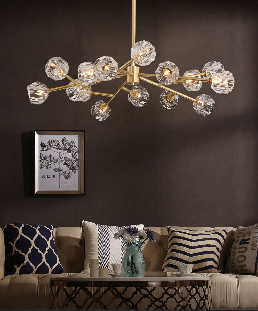 Crystal Ball Round Cluster Chandelier - Vakkerlight