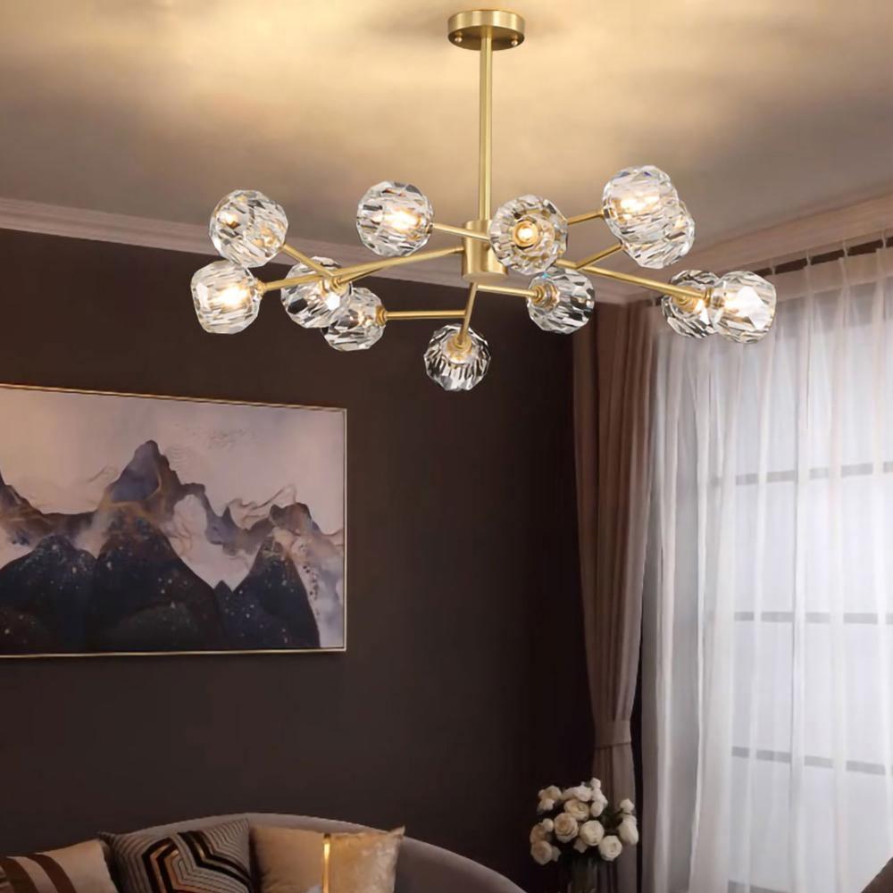 Crystal Ball Round Cluster Chandelier - Vakkerlight