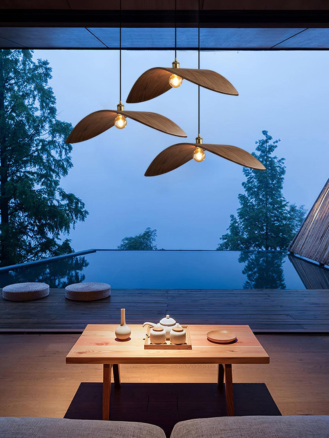 Curve Wooden Pendant Lamp - Vakkerlight