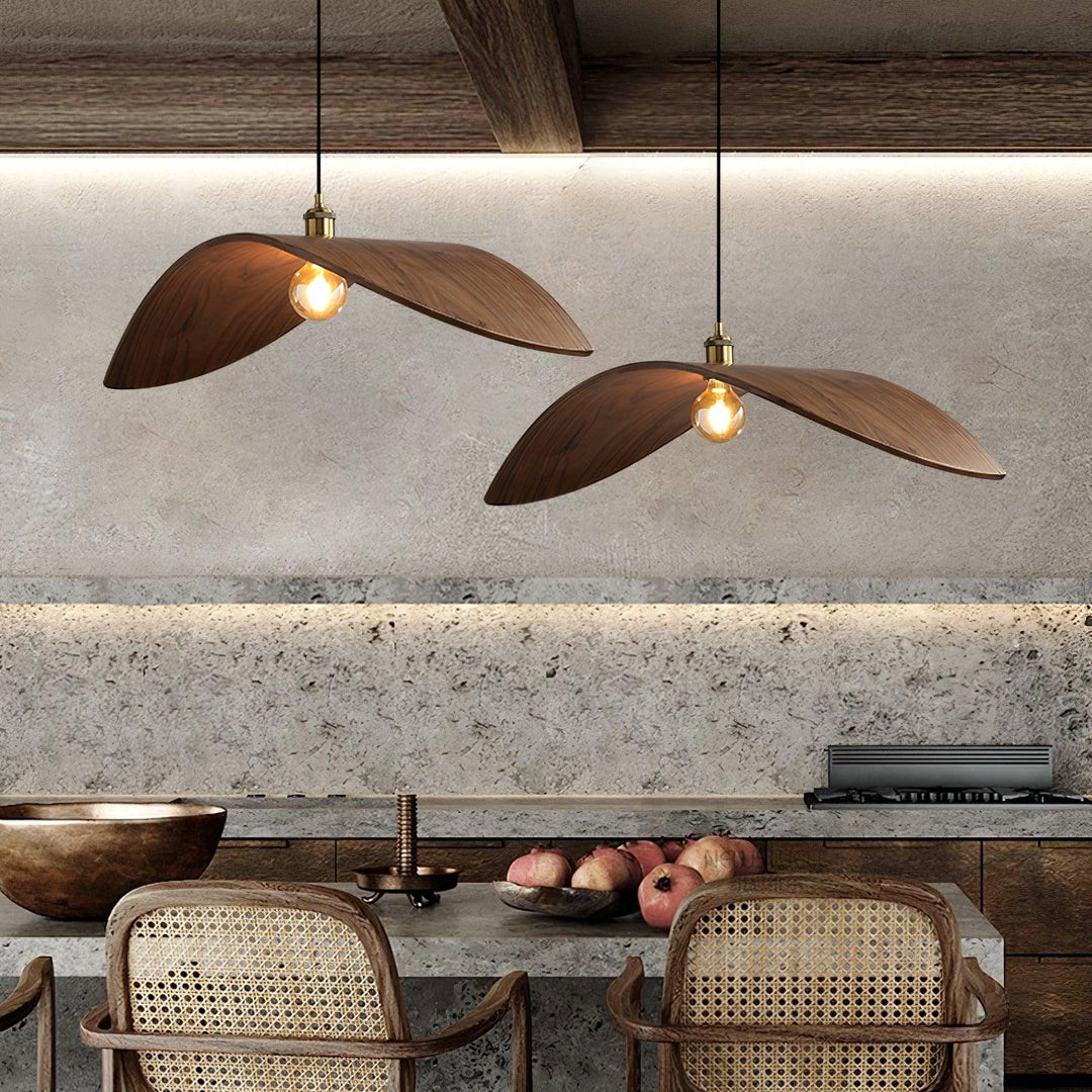 Curve Wooden Pendant Lamp - Vakkerlight