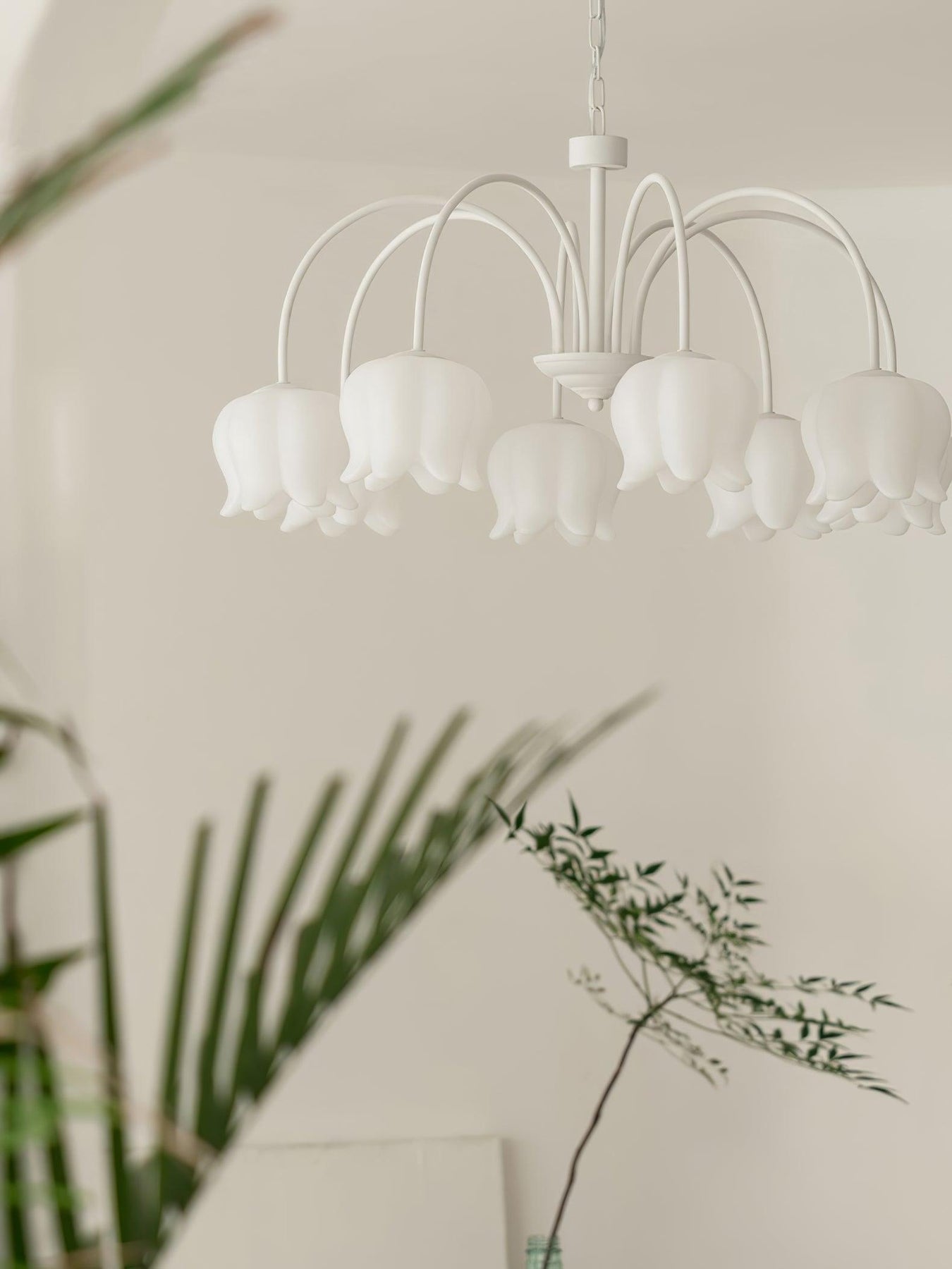 Curved Arm Bell Chandelier – Vakkerlight