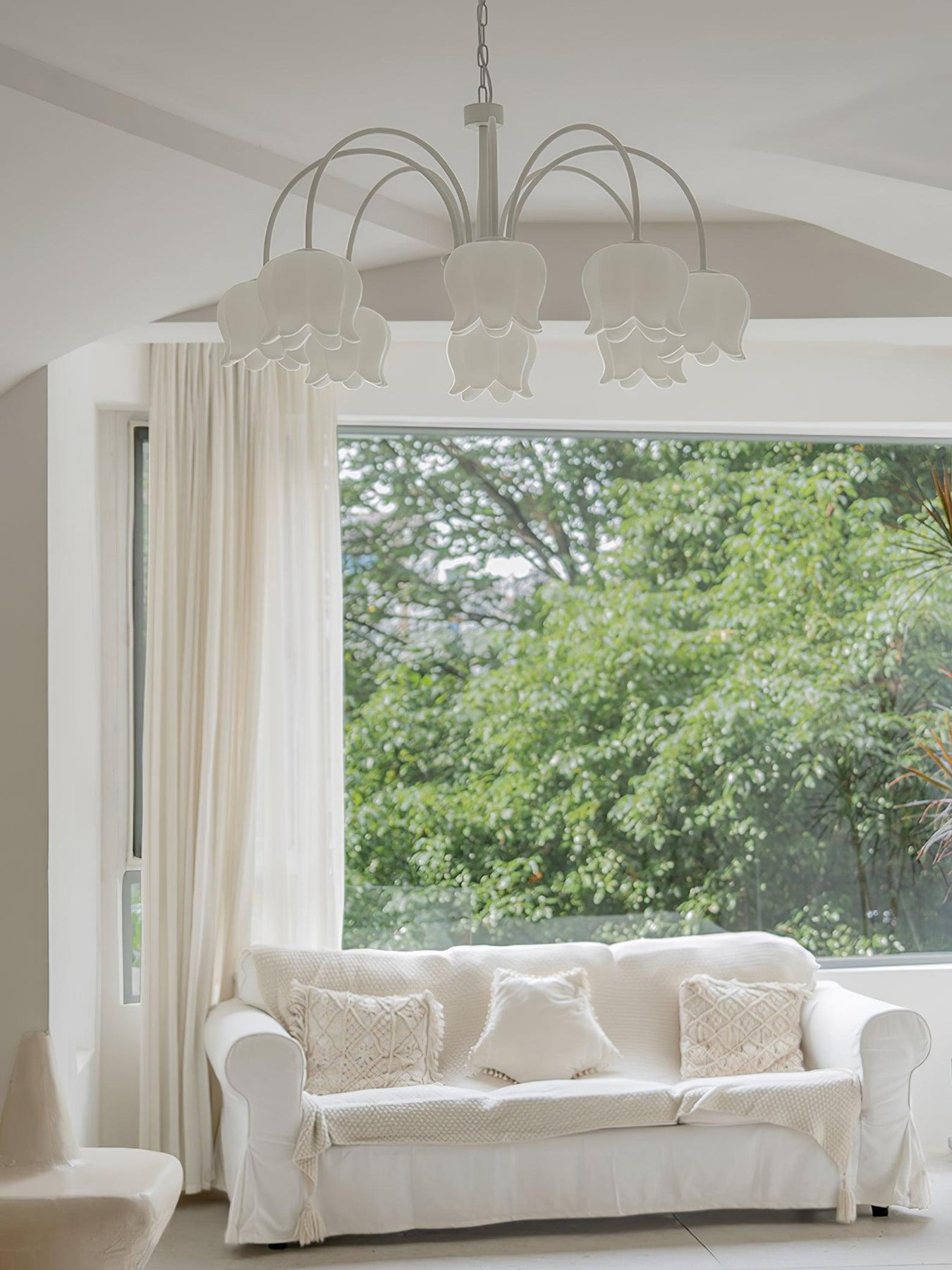 Curved Arm Bell Chandelier – Vakkerlight