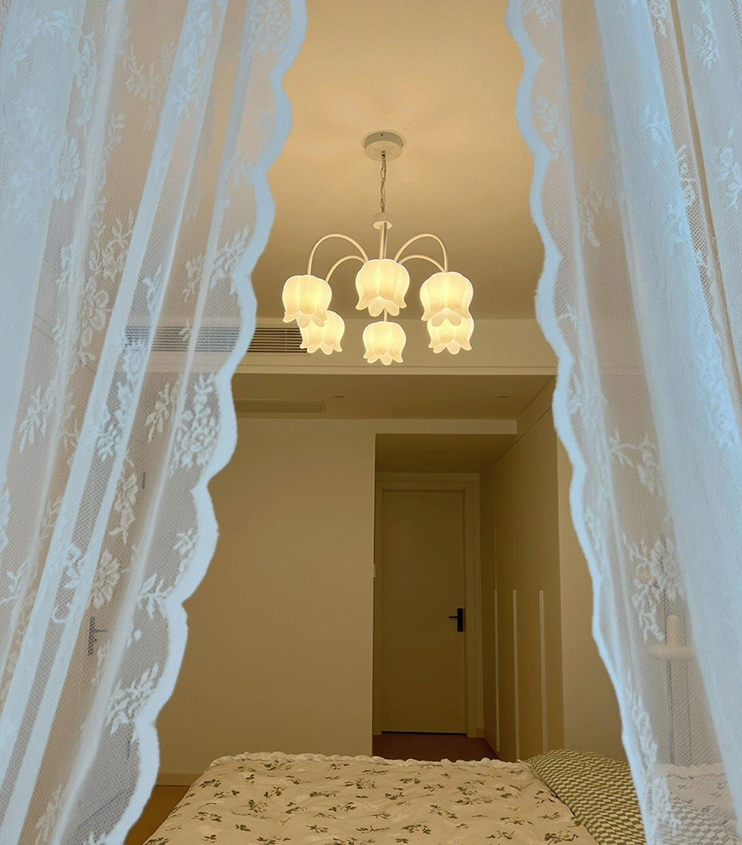 Curved Arm Bell Chandelier – Vakkerlight