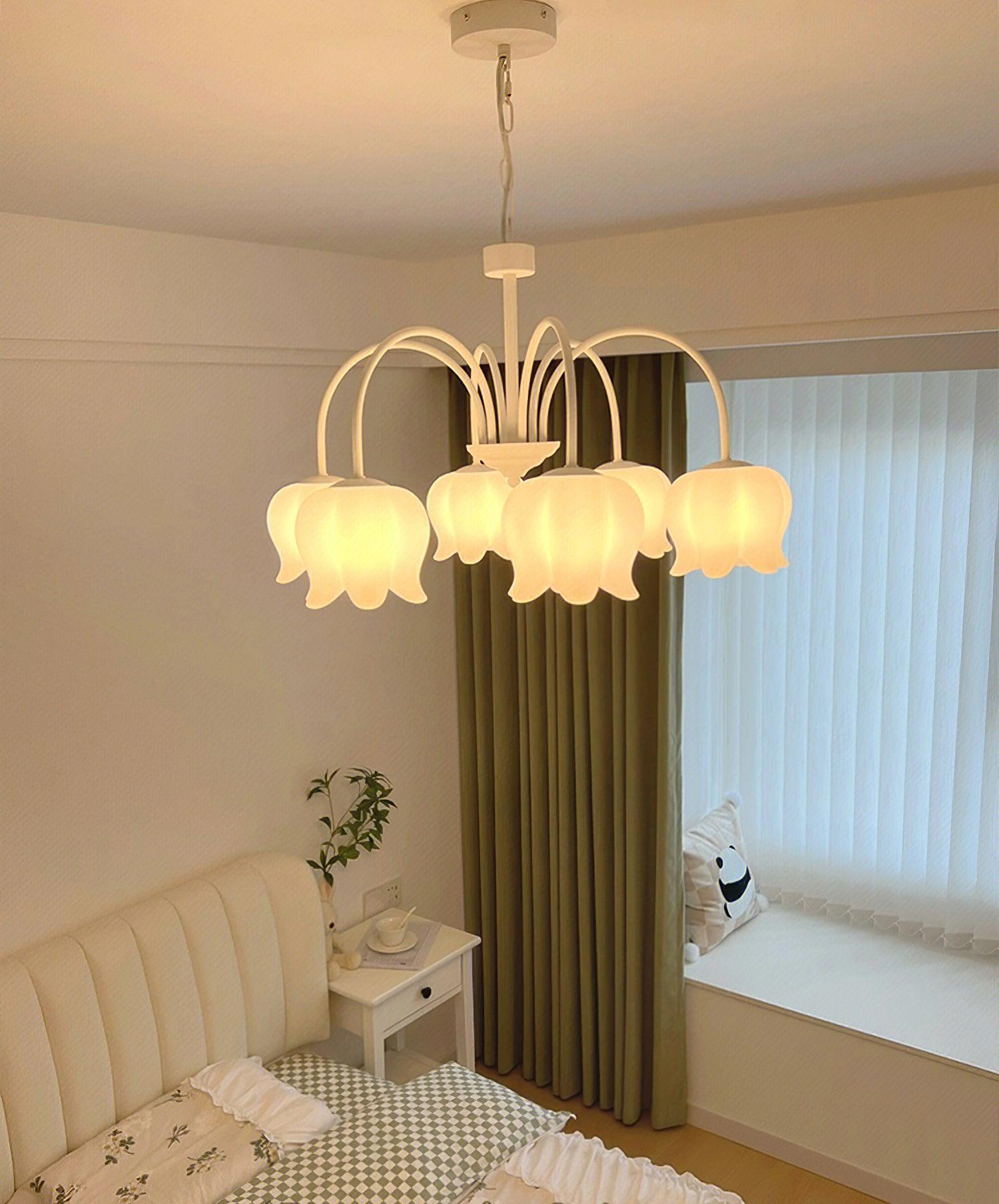 Curved Arm Bell Chandelier – Vakkerlight