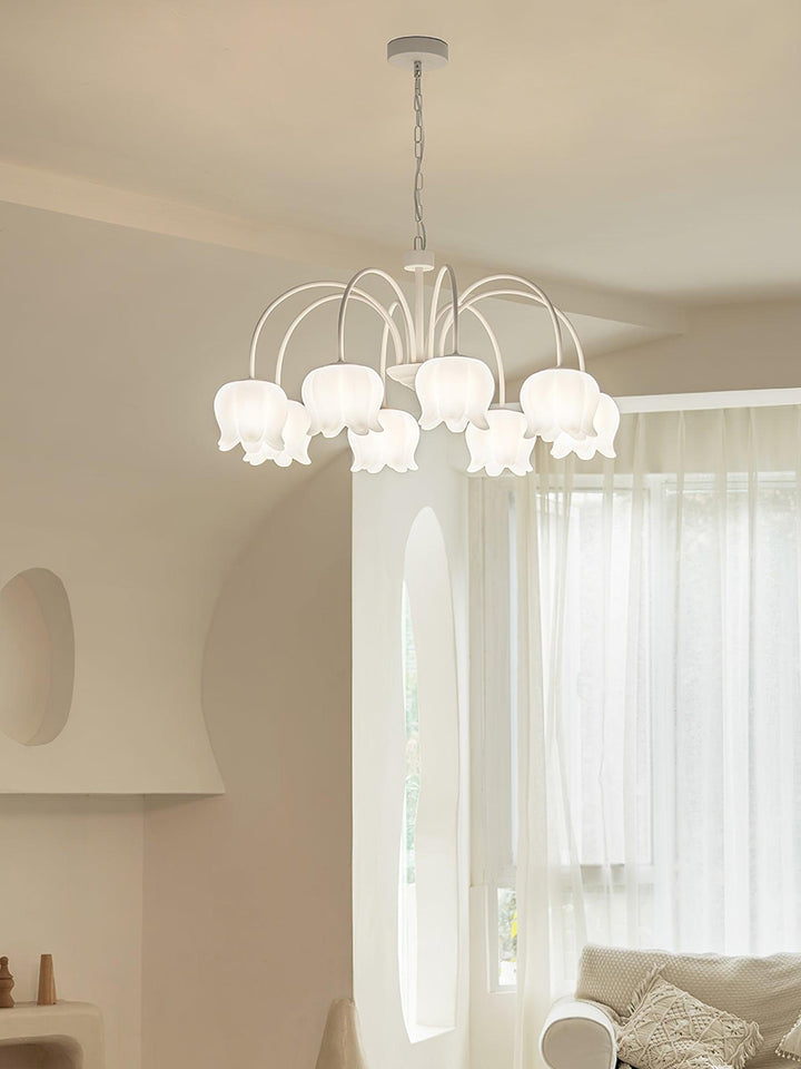 Curved Arm Bell Chandelier - Vakkerlight