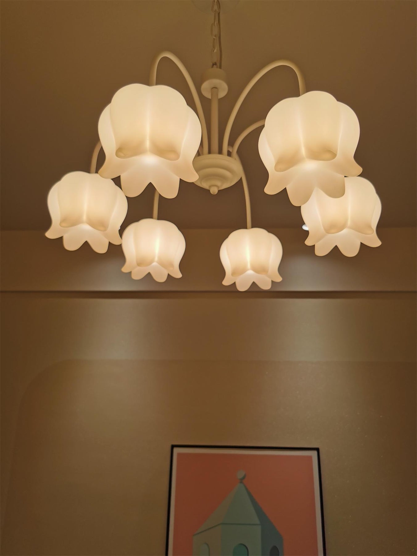Curved Arm Bell Chandelier – Vakkerlight