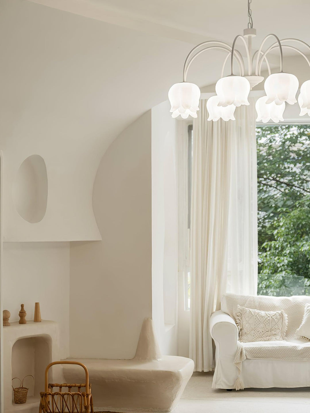 Curved Arm Bell Chandelier - Vakkerlight