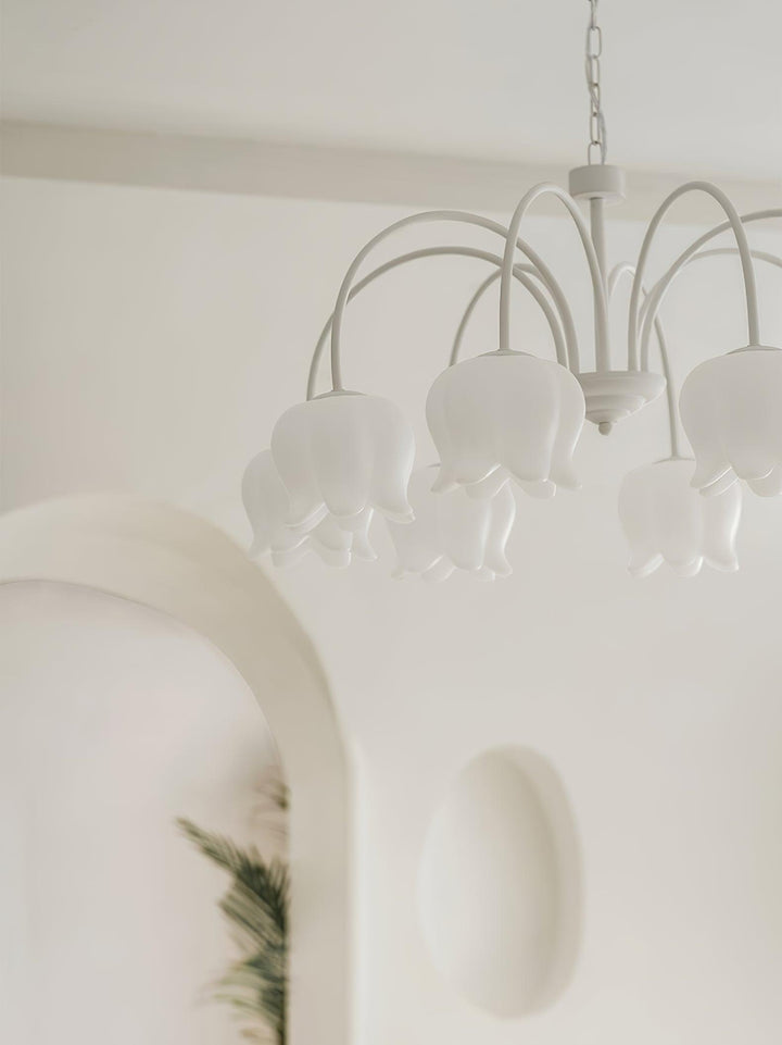 Curved Arm Bell Chandelier - Vakkerlight