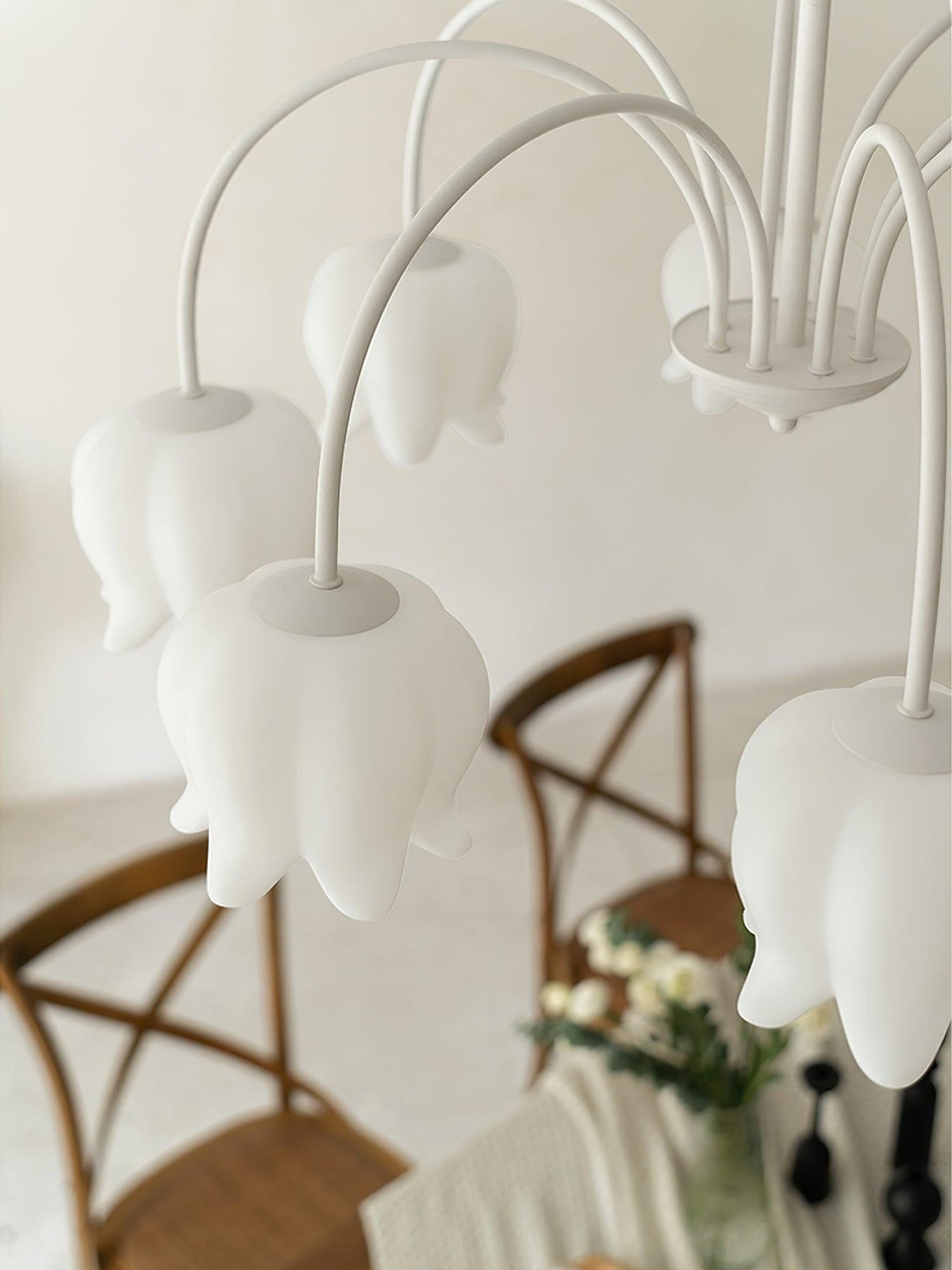 Curved Arm Bell Chandelier – Vakkerlight