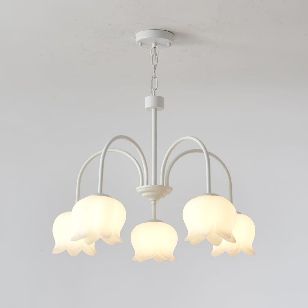 Curved Arm Bell Chandelier - Vakkerlight