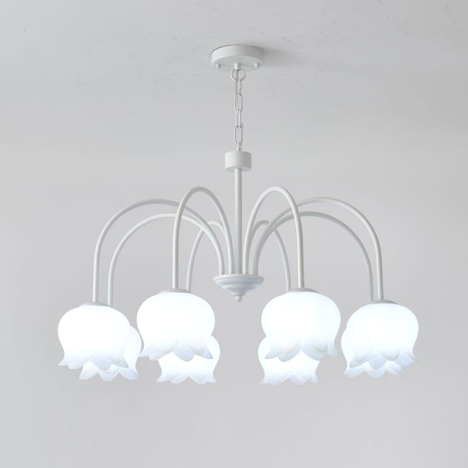 Curved Arm Bell Chandelier – Vakkerlight