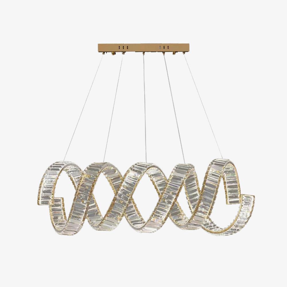 Curved LED Chandelier - Vakkerlight