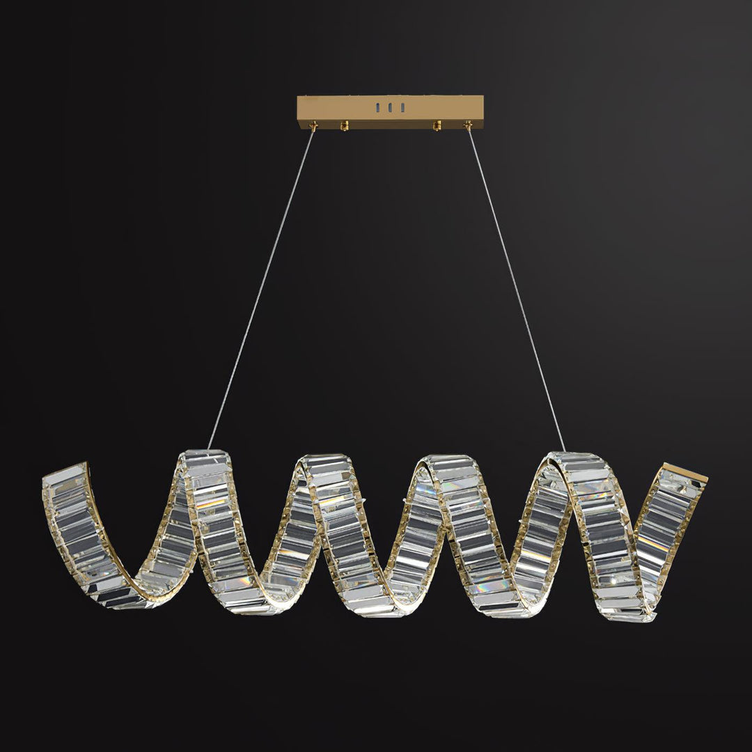 Curved LED Chandelier - Vakkerlight