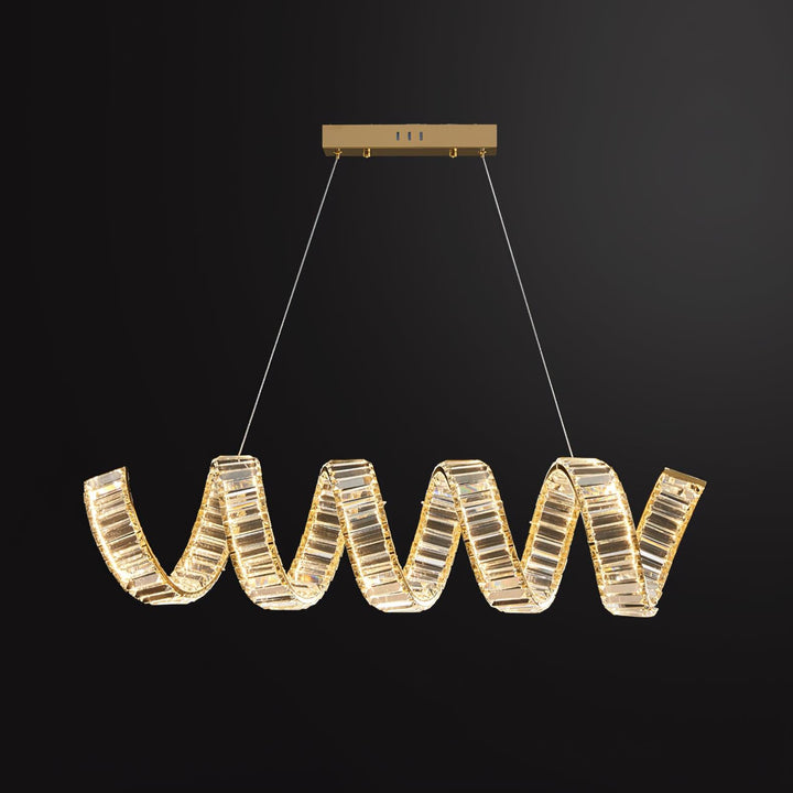 Curved LED Chandelier - Vakkerlight