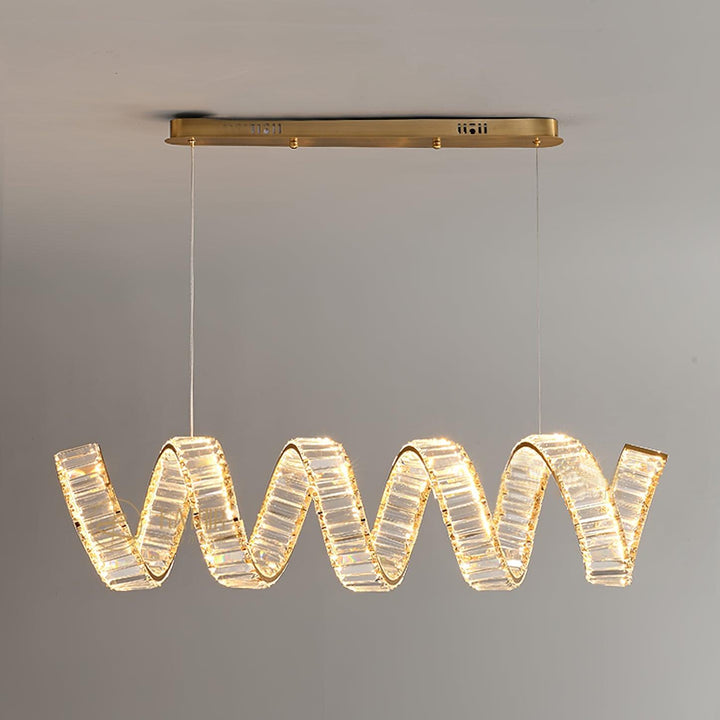 Curved LED Chandelier - Vakkerlight