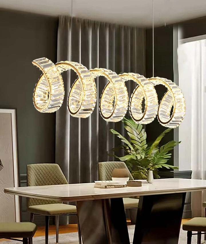 Curved LED Chandelier - Vakkerlight