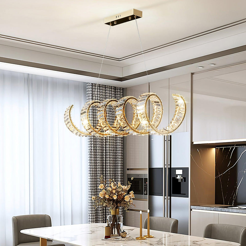 Curved LED Chandelier - Vakkerlight