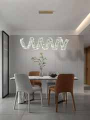 Curved LED Chandelier - Vakkerlight