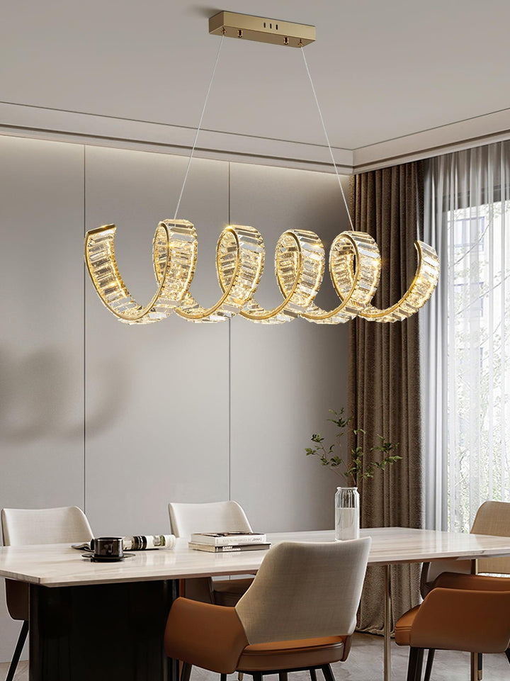 Curved LED Chandelier - Vakkerlight