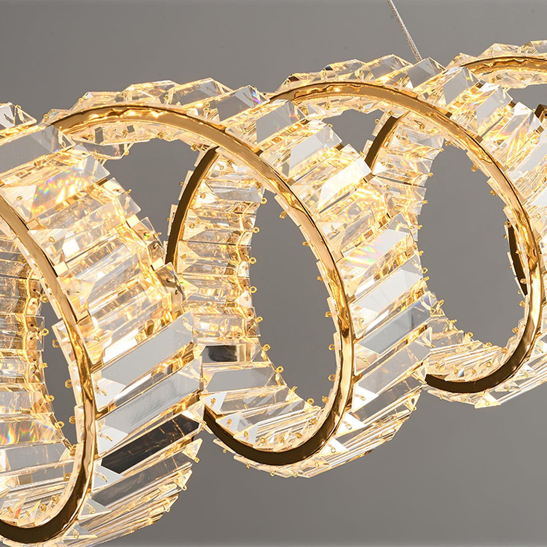 Curved LED Chandelier - Vakkerlight