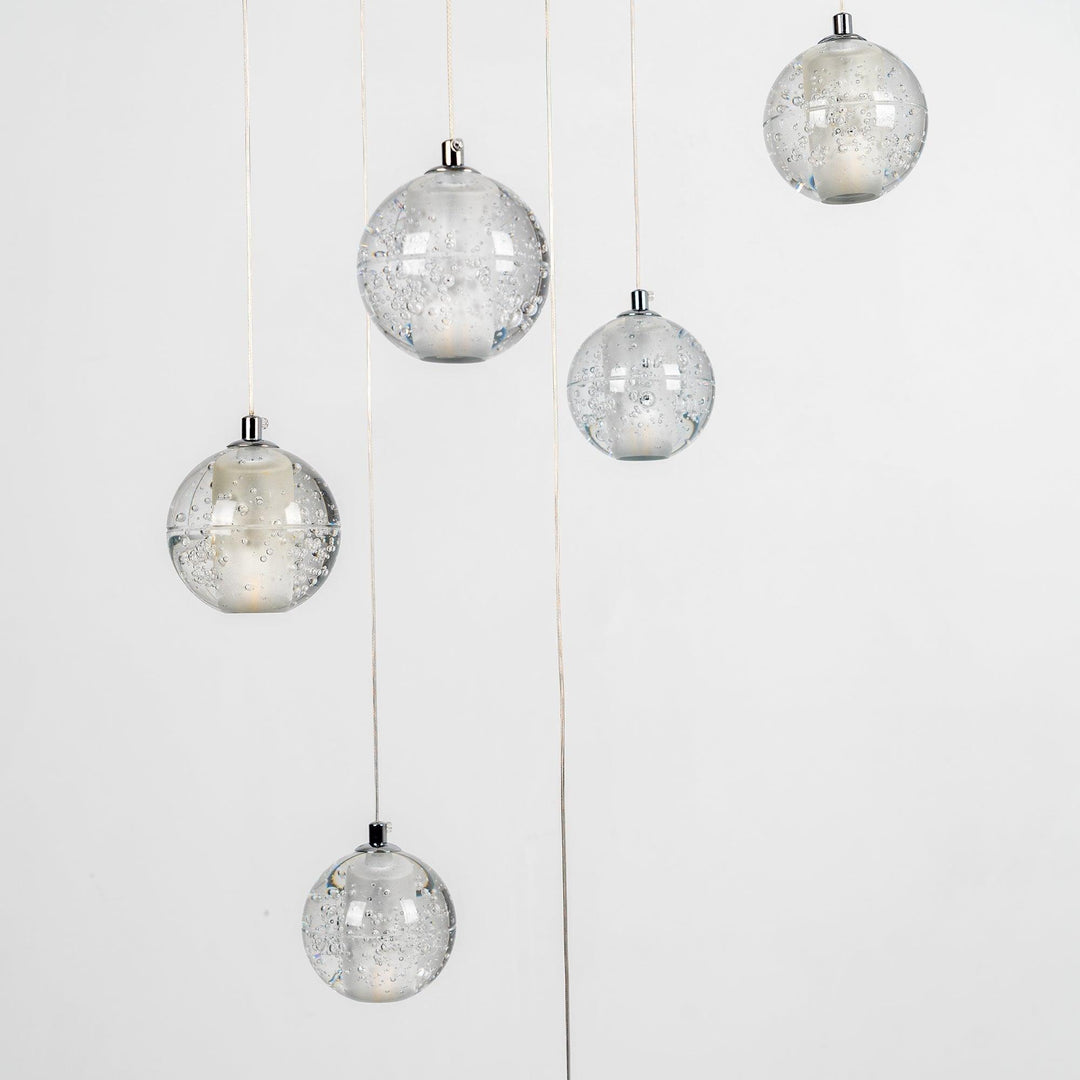 Crystal Bubbles balls Pendant Lamp