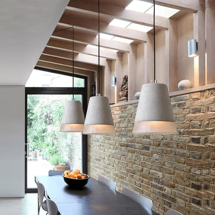 Delia Cement Pendant Light - Vakkerlight