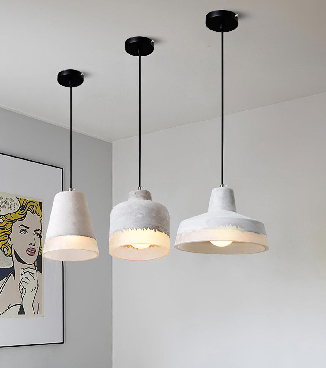 Delia Cement Pendant Light - Vakkerlight