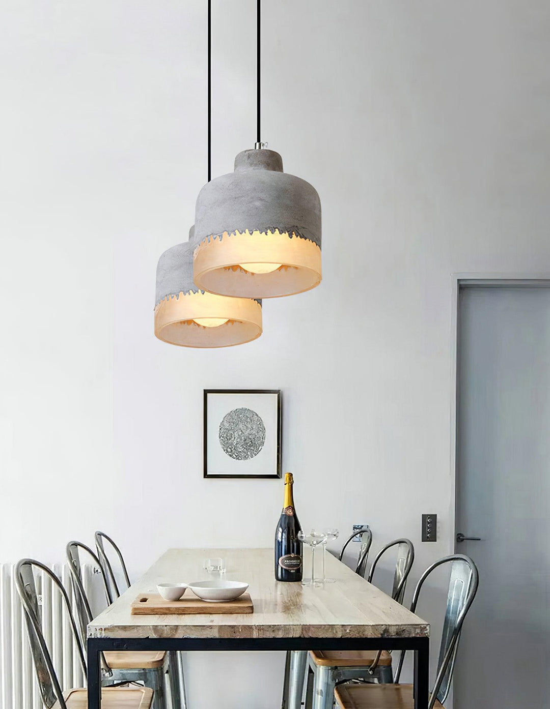 Delia Cement Pendant Light - Vakkerlight