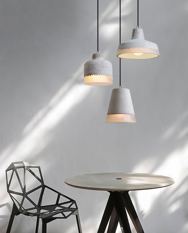 Delia Cement Pendant Light - Vakkerlight