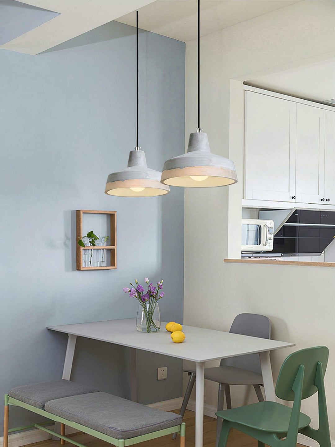 Delia Cement Pendant Light - Vakkerlight