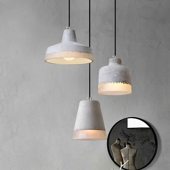 Delia Cement Pendant Light - Vakkerlight