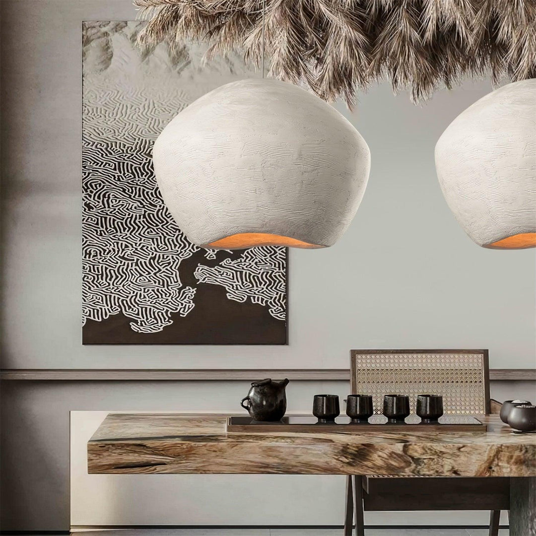 Bravon Wood Dome Pendant Lamp