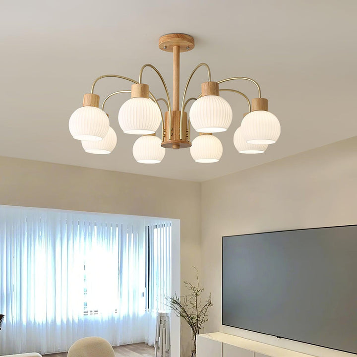 Donnelly Wooden Chandelier - Vakkerlight