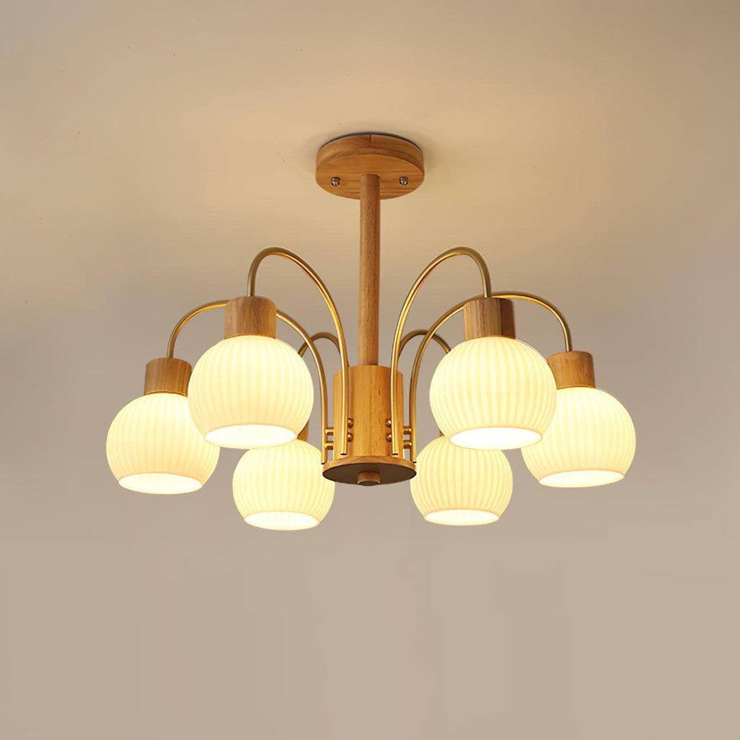 Donnelly Wooden Chandelier - Vakkerlight