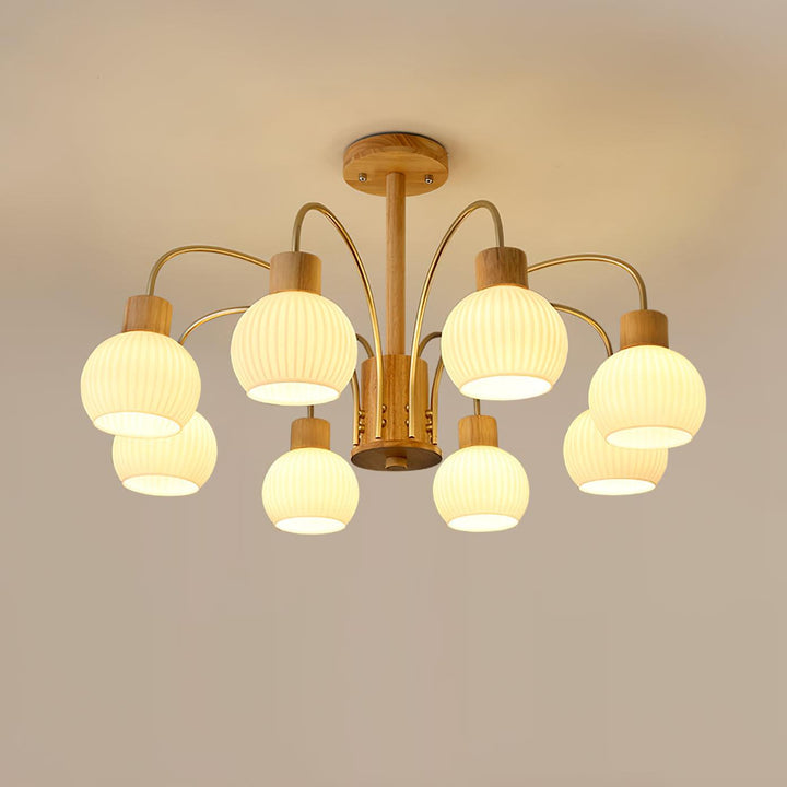 Donnelly Wooden Chandelier - Vakkerlight